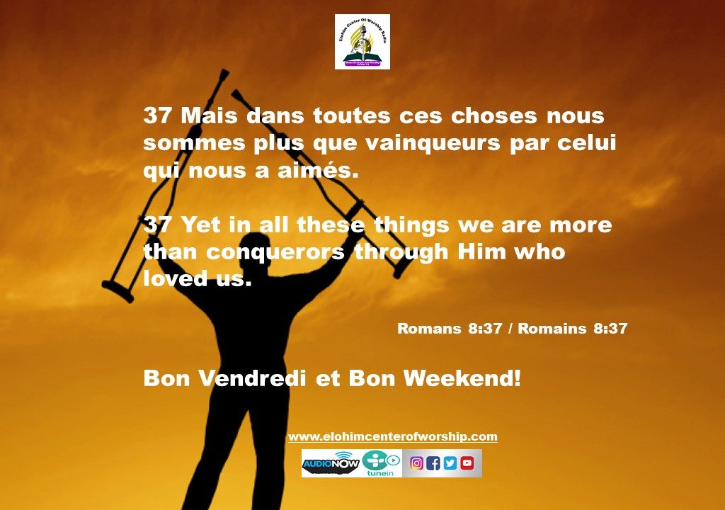 Verset Du Jour / Vendredi 27 Juillet 2018