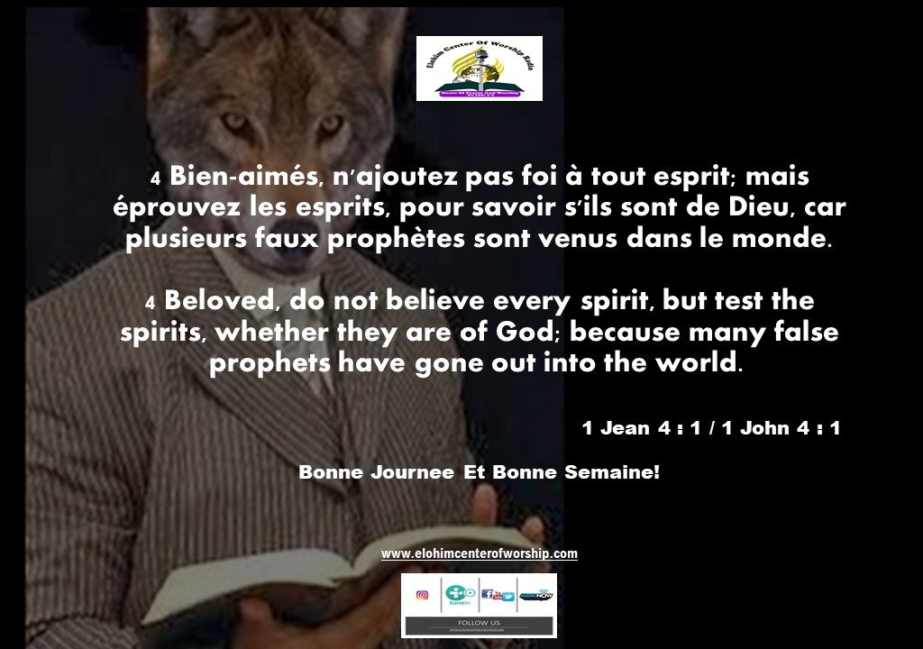 Verset Du Jour / Lundi 10 Septembre 2018