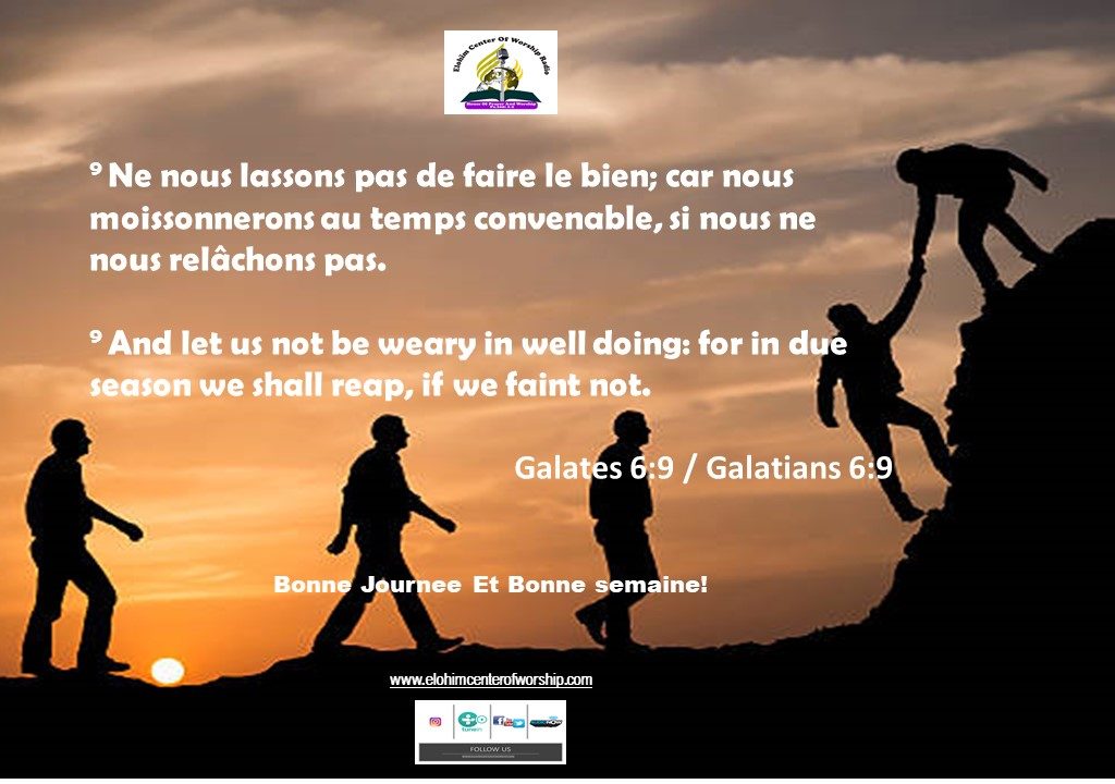 Verset Du Jour / Mardi 11 Septembre 2018