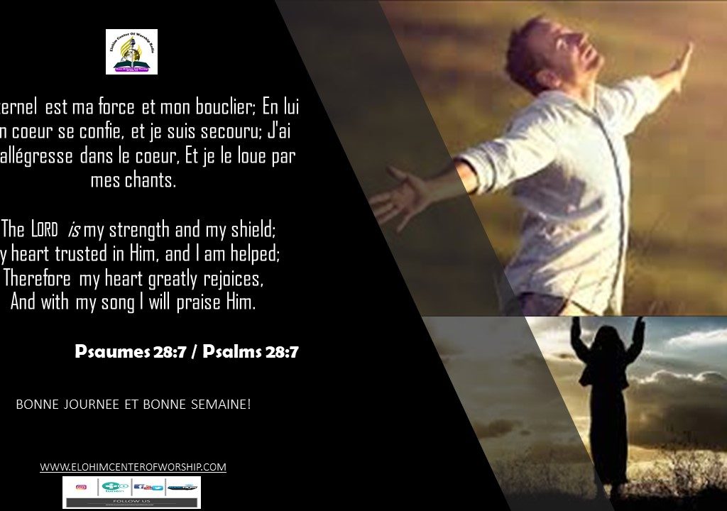 Verset Du Jour / Lundi 29 Octobre 2018