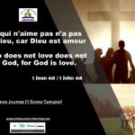 Verset Du Jour / Mardi 6 Novembre 2018