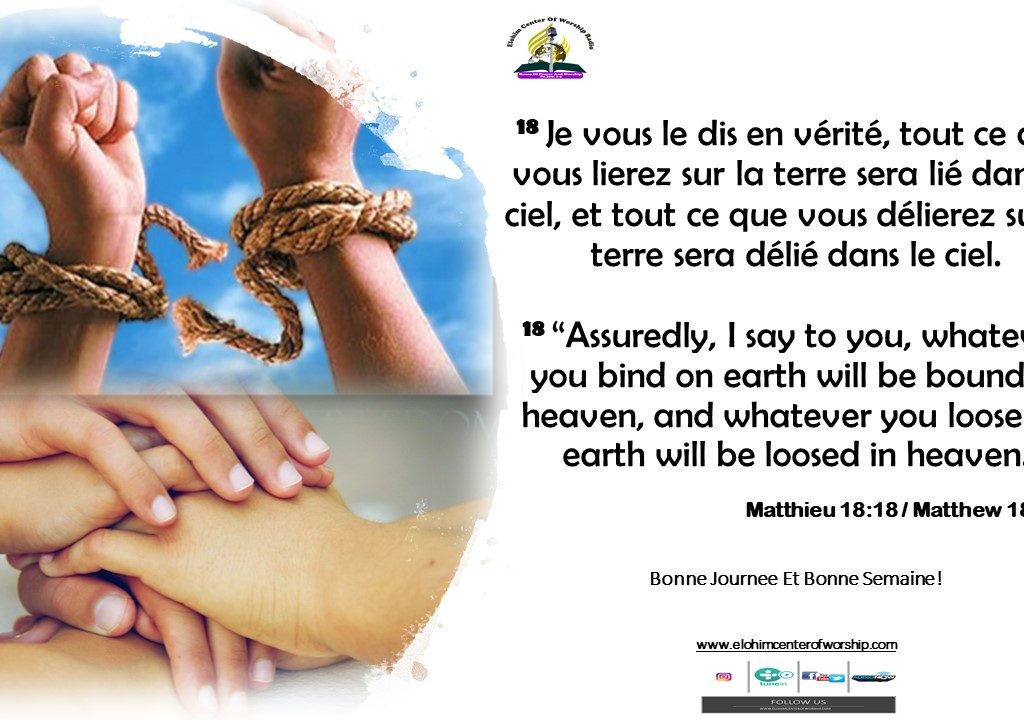 Verset Du Jour / Jeudi 29 Novembre 2018