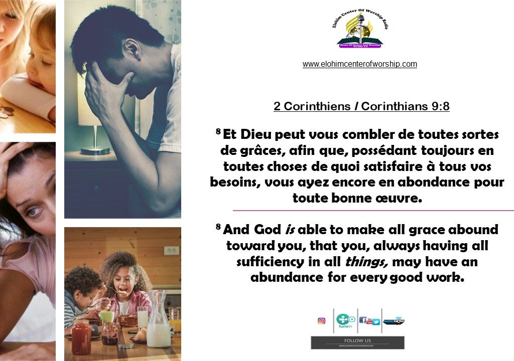 Verset Du Jour / Vendredi 28 Decembre 2018